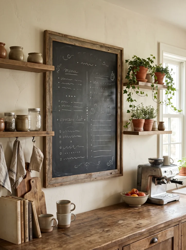 Chalkboard or menu board