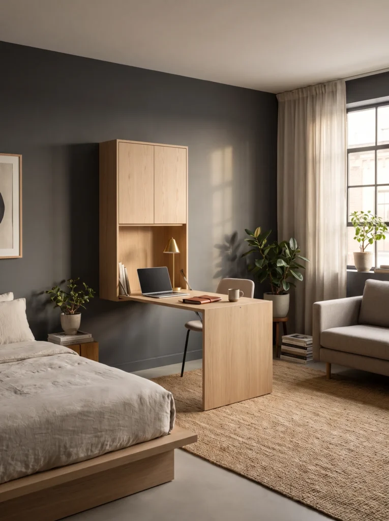 Choose a fold down desk for work