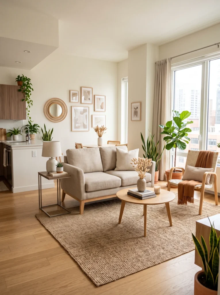Choose a loveseat instead of a full sofa