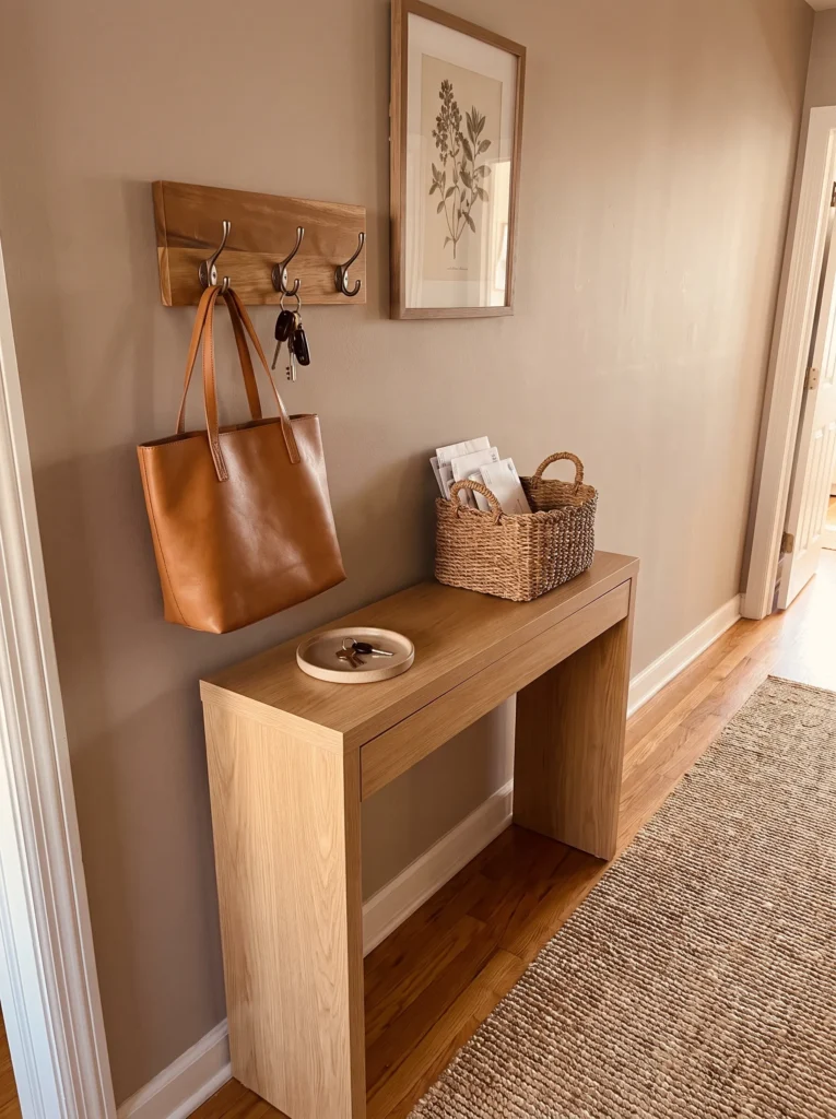 Create a command center near the entryway