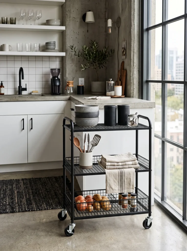 Industrial metal cart