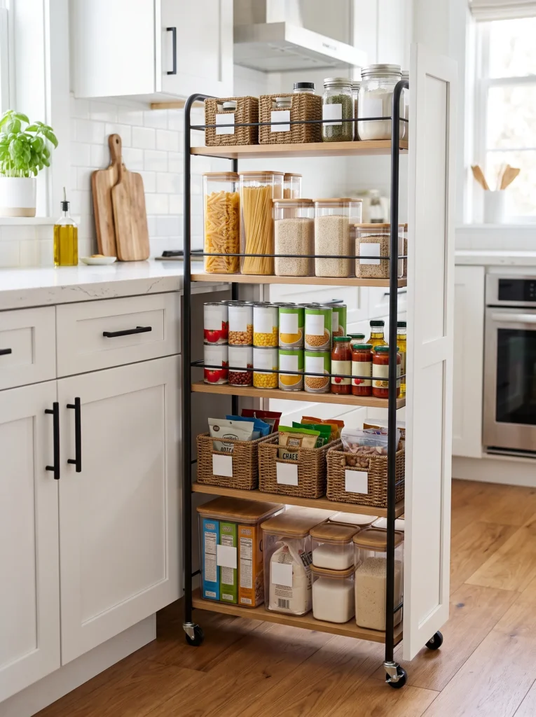 Mini pantry cart