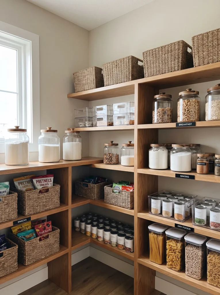 Sort your pantry into zones