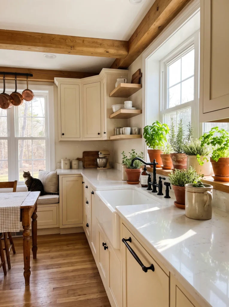 Style your countertops with fresh herbs