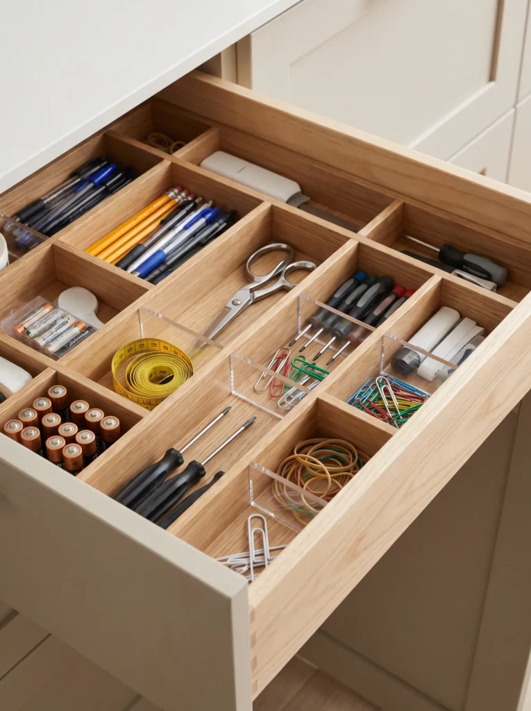 Use drawer dividers for everything