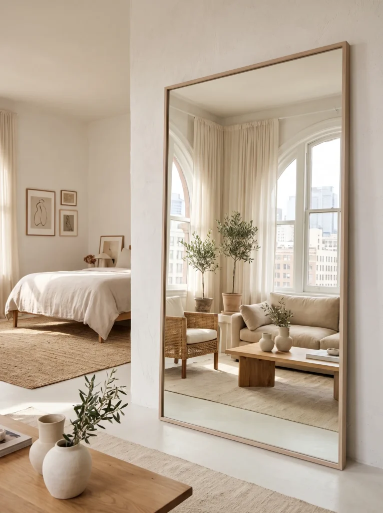 Use mirrors to bounce light around