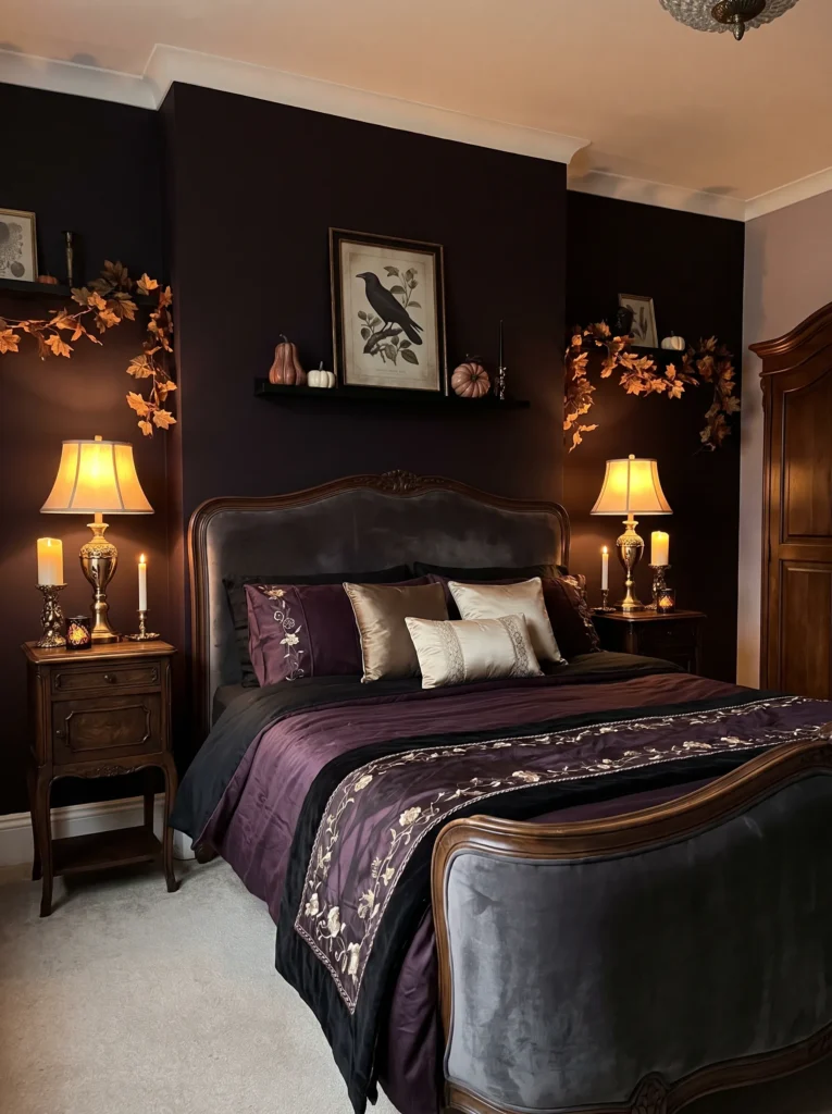 Use a dark feature wall
