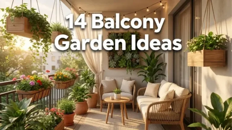 Balcony garden ideas image