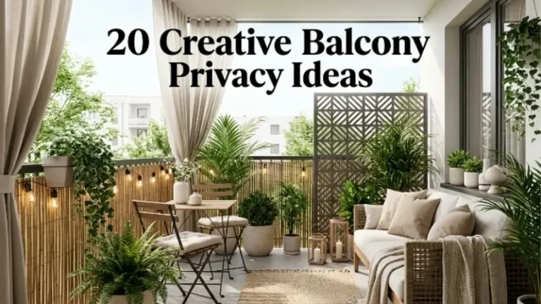 Balcony privacy ideas image