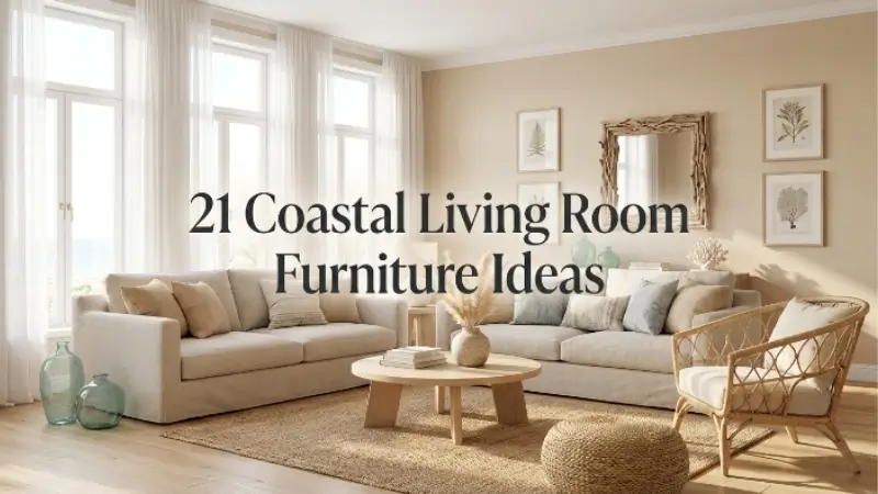 Coastal living room furniture ideas image
