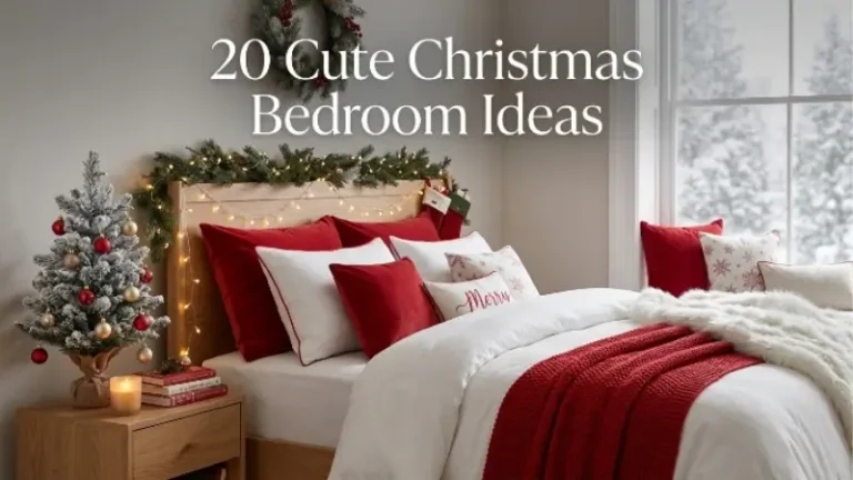 Cute christmas bedroom ideas image