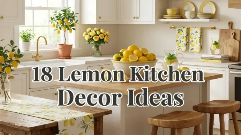 Lemon kitchen decor ideas image
