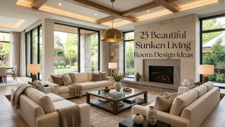 Sunken living room design ideas image