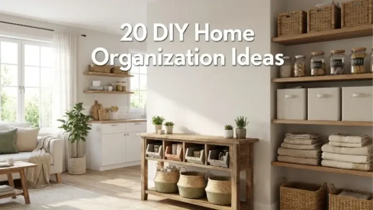 Diy home organization ideas image (1)
