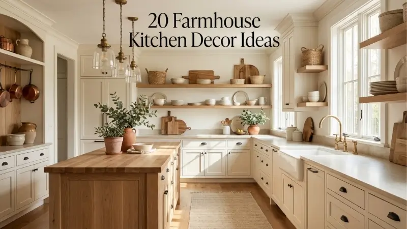 Farmhouse kitchen decor ideas image