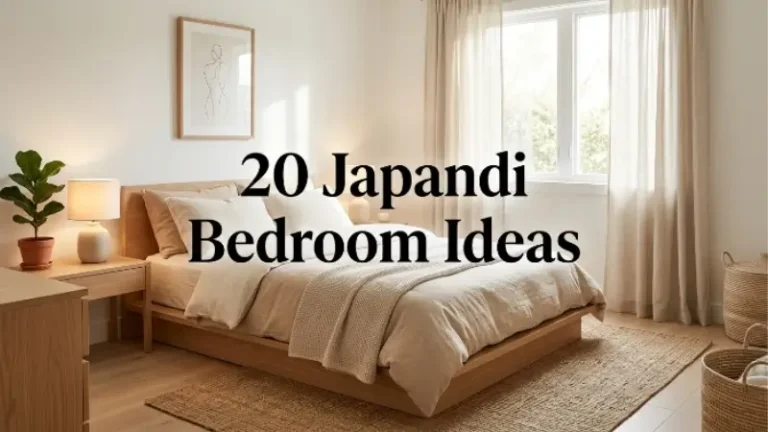 Japandi bedroom ideas image